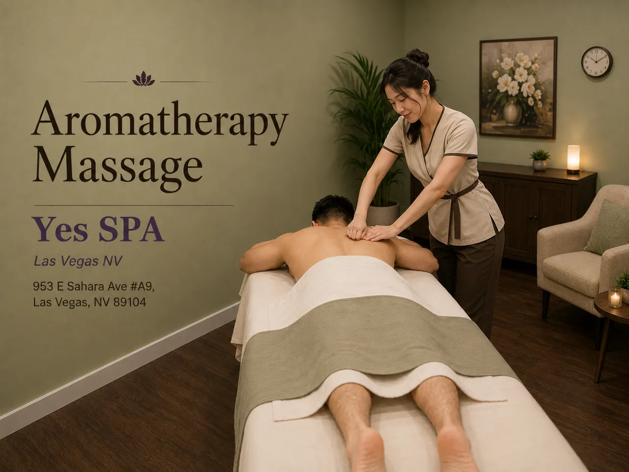 Aromatherapy Massage in Las Vegas, NV at Yes SPA