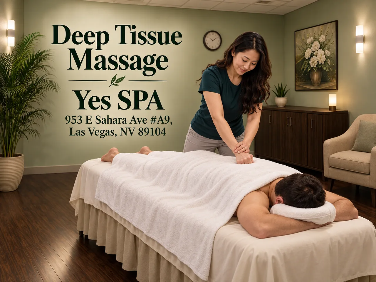 Deep Tissue Massage at Yes SPA near Las Vegas, NV