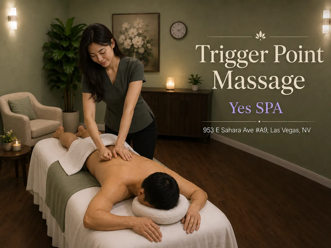 Trigger Point Massage at Yes SPA near Huntridge, NV
