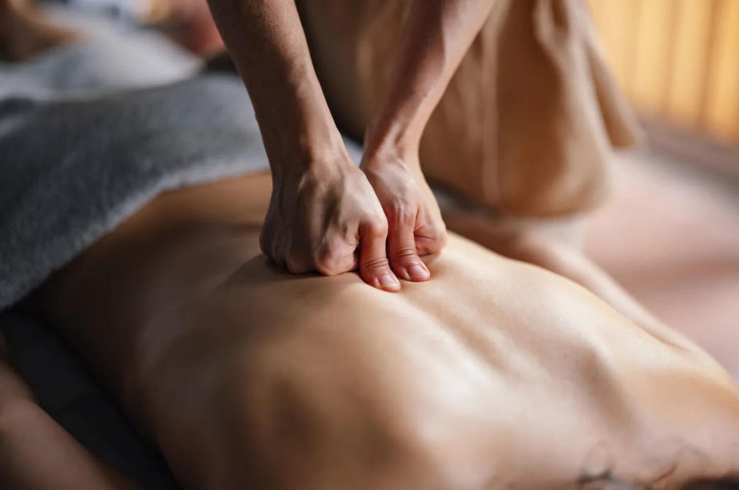 Deep tissue stress relief massage at Yes SPA Las Vegas